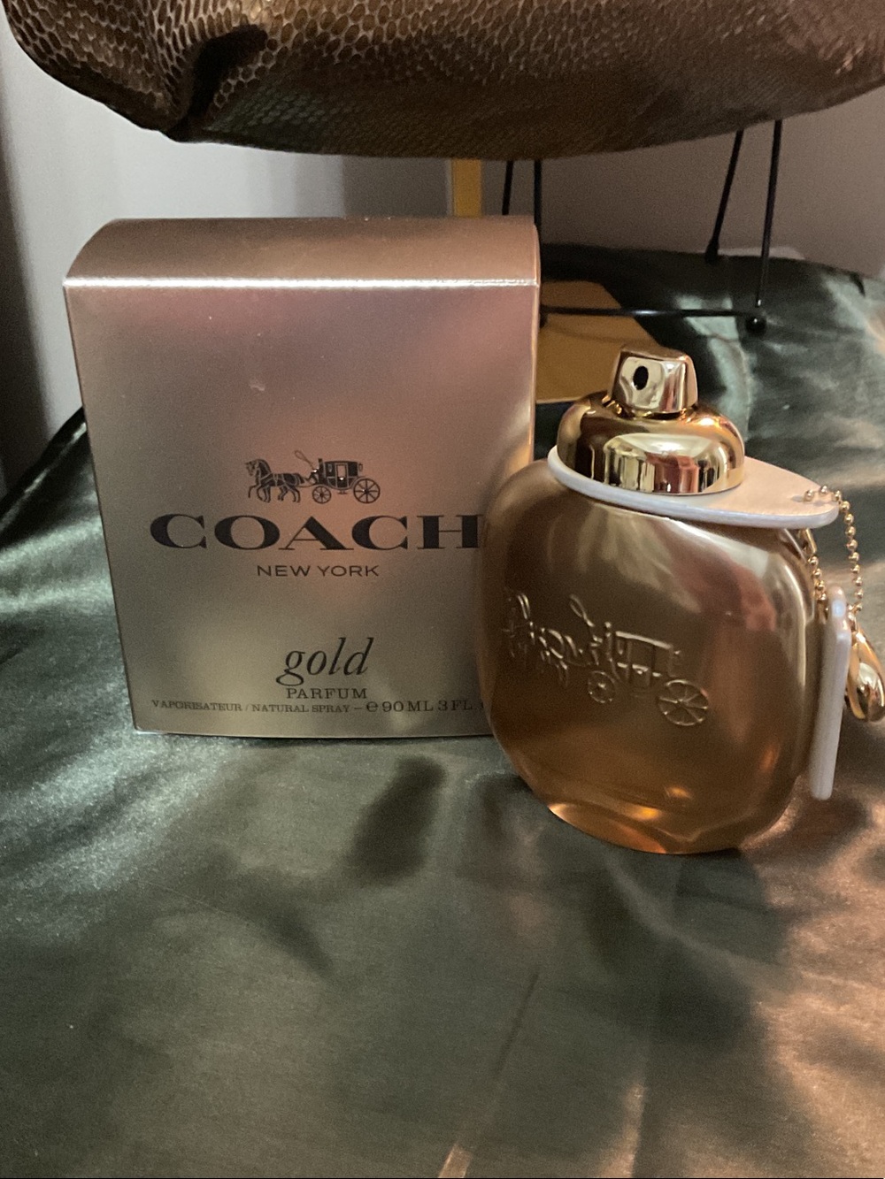 Fragrance Bottle coach gold